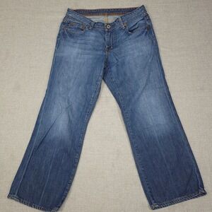 Polo Ralph Lauren Cropped Blue Jeans Kelly Women's Size 6
